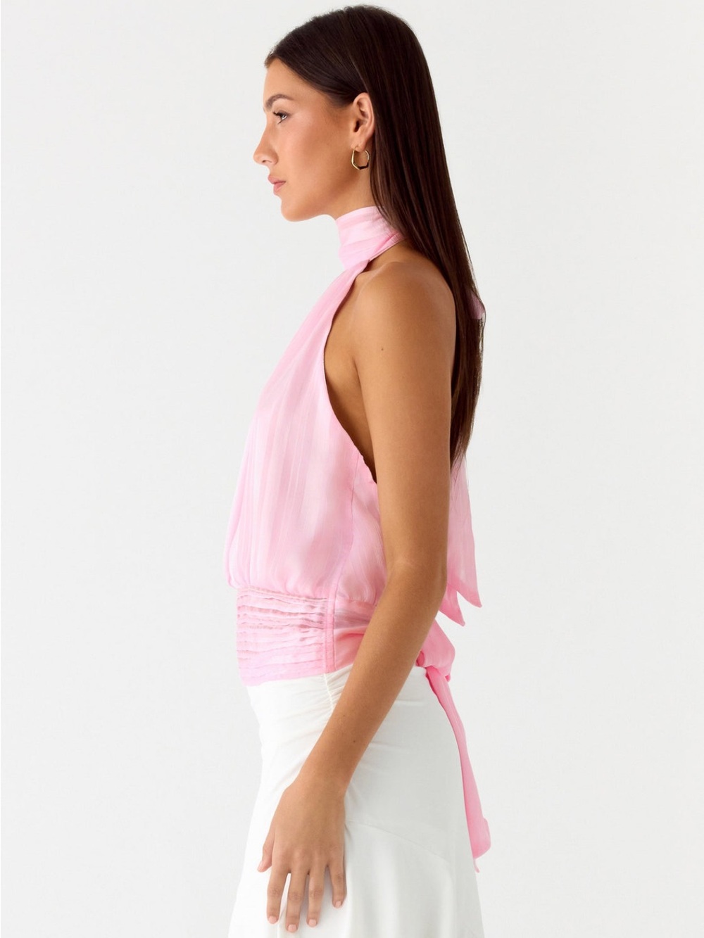 Willow Chiffon Top - Baby Pink - Picture 2 of 7